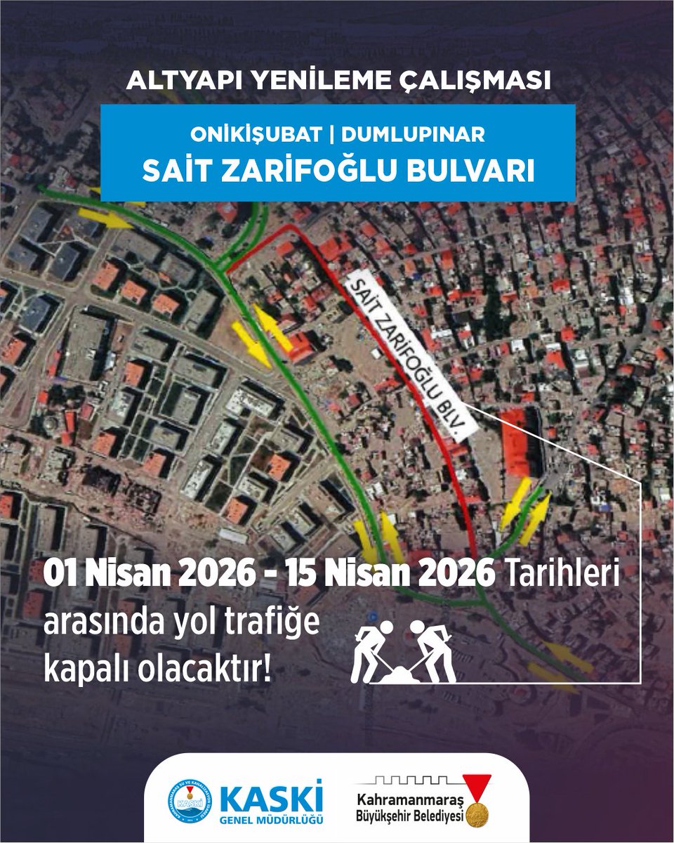 KASKİ Genel Müdürlüğü - Kahramanmaraş tweet media