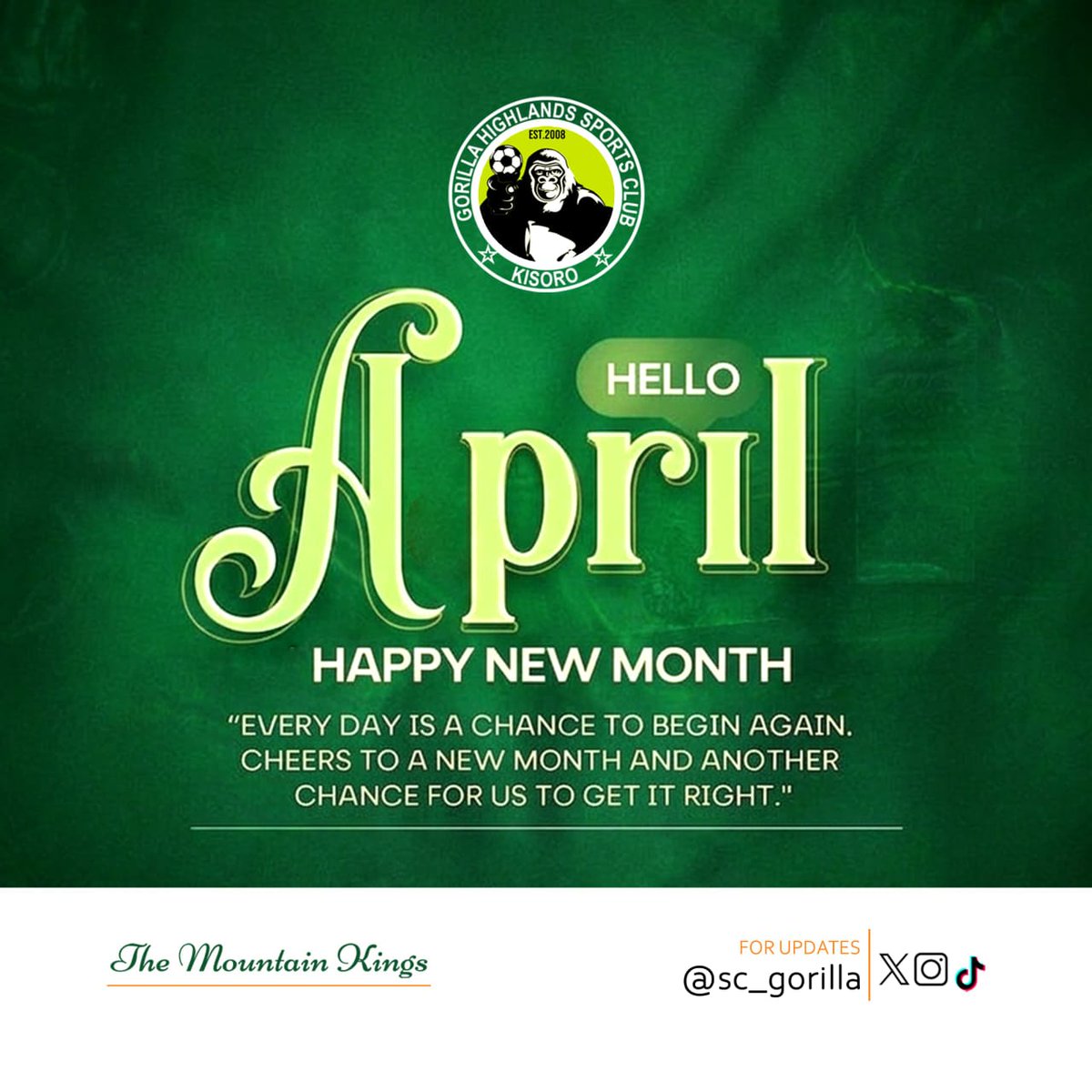 GORILLA HIGHLANDS SPORTS CLUB tweet media