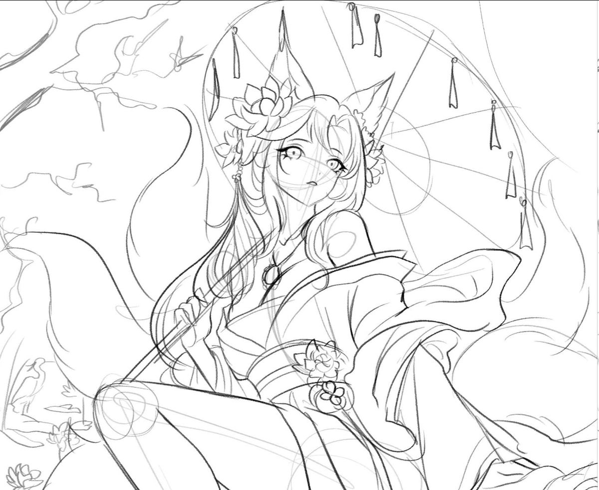sivelbee's tweet photo. spoiler for the full illustration<3 https://t.co/BMpaW1jN61