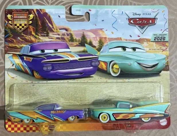 Cars950's tweet photo. 2パックの画像が出ました！
20周年あんまり関係なさそうな2つもパッケージ特別なんだねシングルもそろそろ変えて欲���いから途中からでもこれになってくれないかな？
そしてマックィーンはなぜ1の方なの？
#カーズ　#マテル
#pixarcars_md https://t.co/BIAJv8kqcm