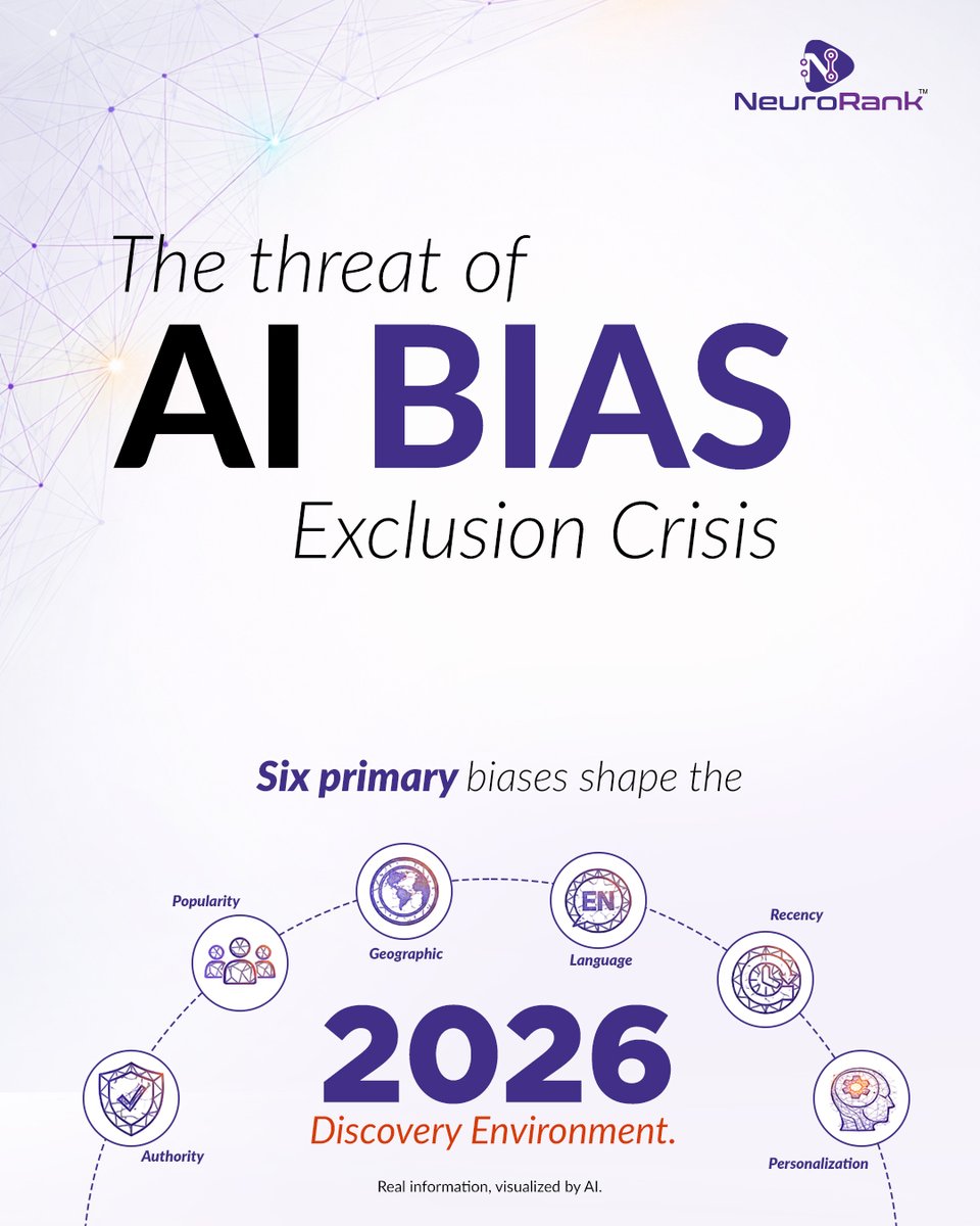 pulpstrategy's tweet image. AI bias isn’t theory anymore.  

A few brands get recommended on repeat.  
The rest never make the cut.  

Here’s how to fix it: pulpstrategy.com/the-ai-bias-ex… 

#LLM #AISEO #LLMO #ArtificialIntelligence #AI #GenerativeAI #AISearch #DigitalTransformation #MarketingStrategy