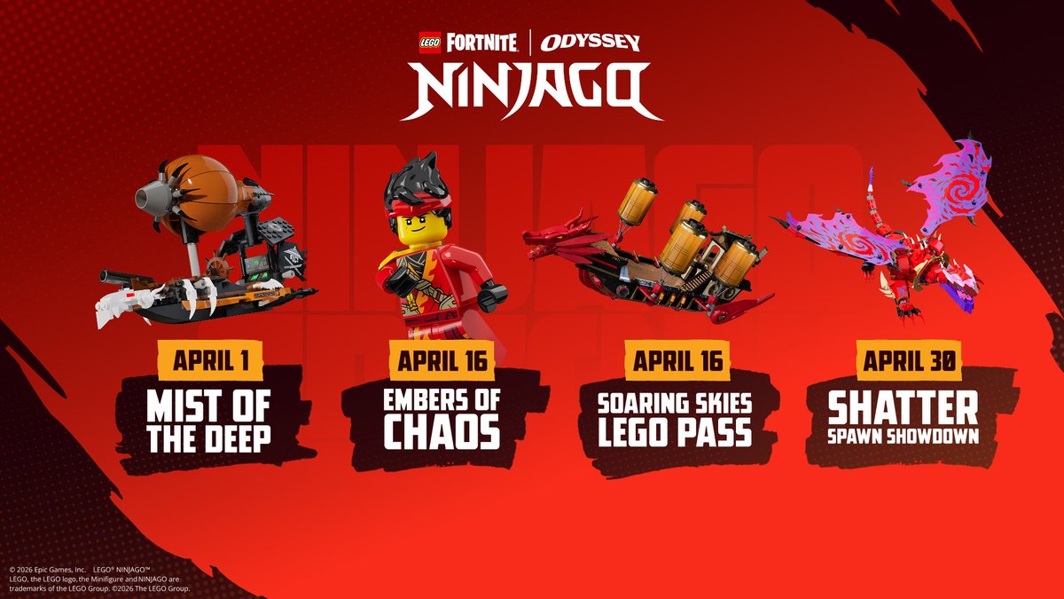 LEGO Fortnite tweet media