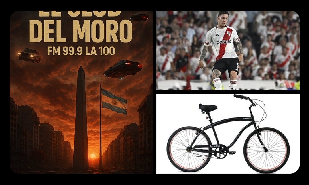 Miercoles Y Se Arranca Con Mi Flia Radial #ElClubDelMoro <a href="/SANTIAGODELMORO/">SANTIAGO DEL MORO</a> <a href="/soymajulozano/">Maju</a> 😍🥰🥳 ... Me Anoto para ganar La Super Bici de TOPMEGA 🥳🤩😘