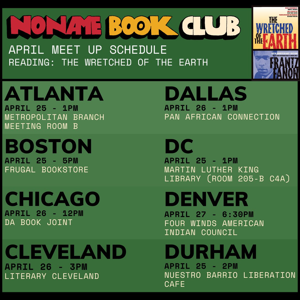 Noname Book Club tweet media