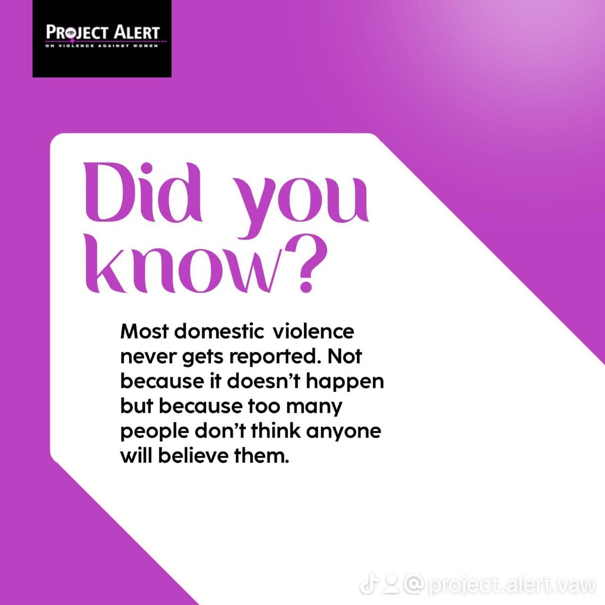 Project Alert VAW tweet media