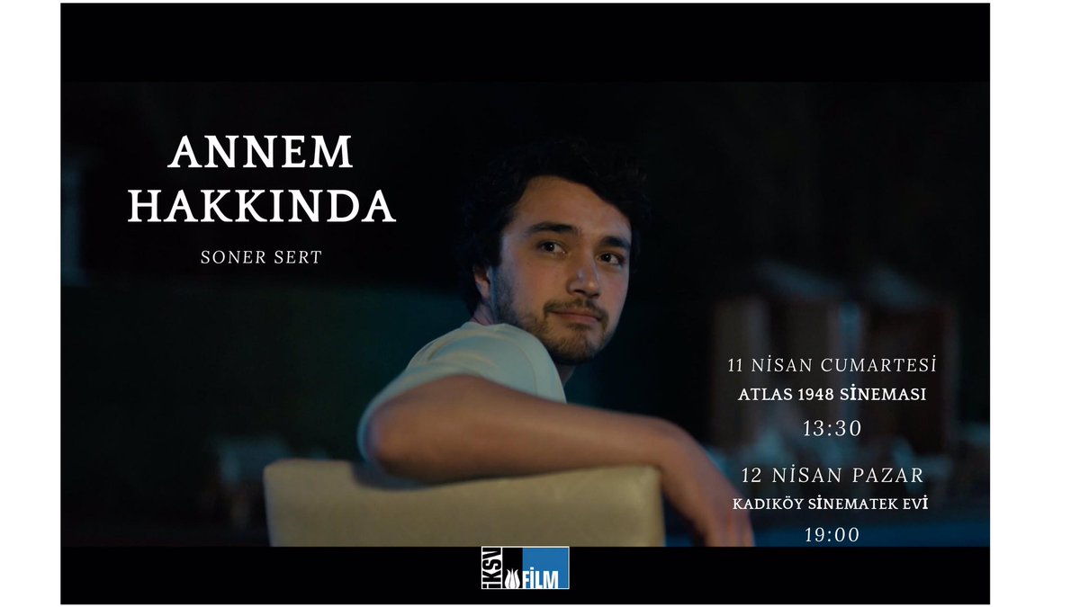 serttsoner's tweet photo. İstanbul Film Festivali’nde gösterim tarihlerimiz: 

Bekliyoruz. 

Biletler:
https://t.co/vJAUTvfk6D https://t.co/nrD4lm3sJT