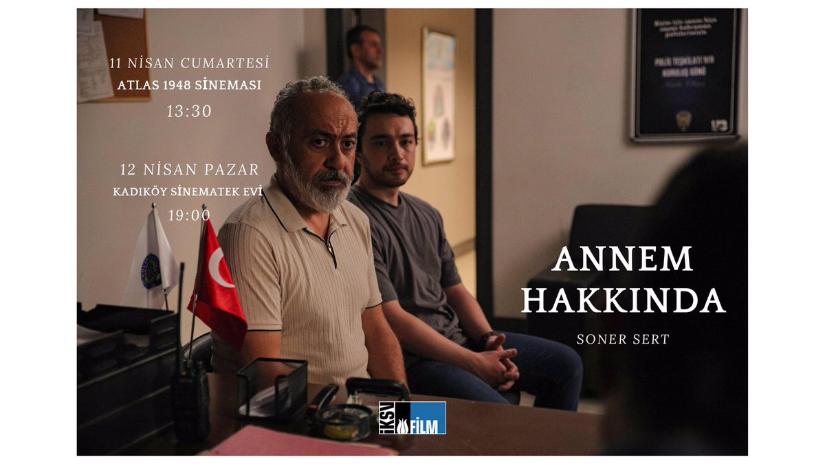 serttsoner's tweet photo. İstanbul Film Festivali’nde gösterim tarihlerimiz: 

Bekliyoruz. 

Biletler:
https://t.co/vJAUTvfk6D https://t.co/nrD4lm3sJT
