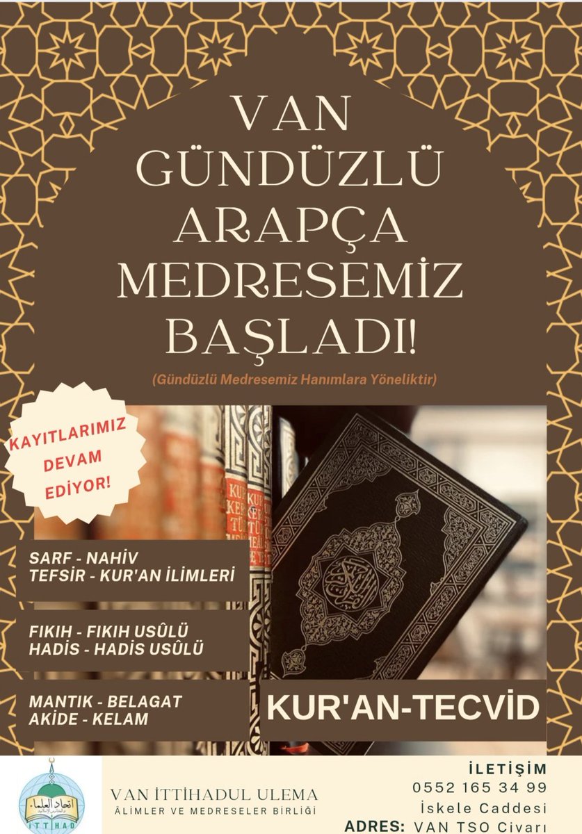 VAN İTTİHADUL ULEMA tweet media