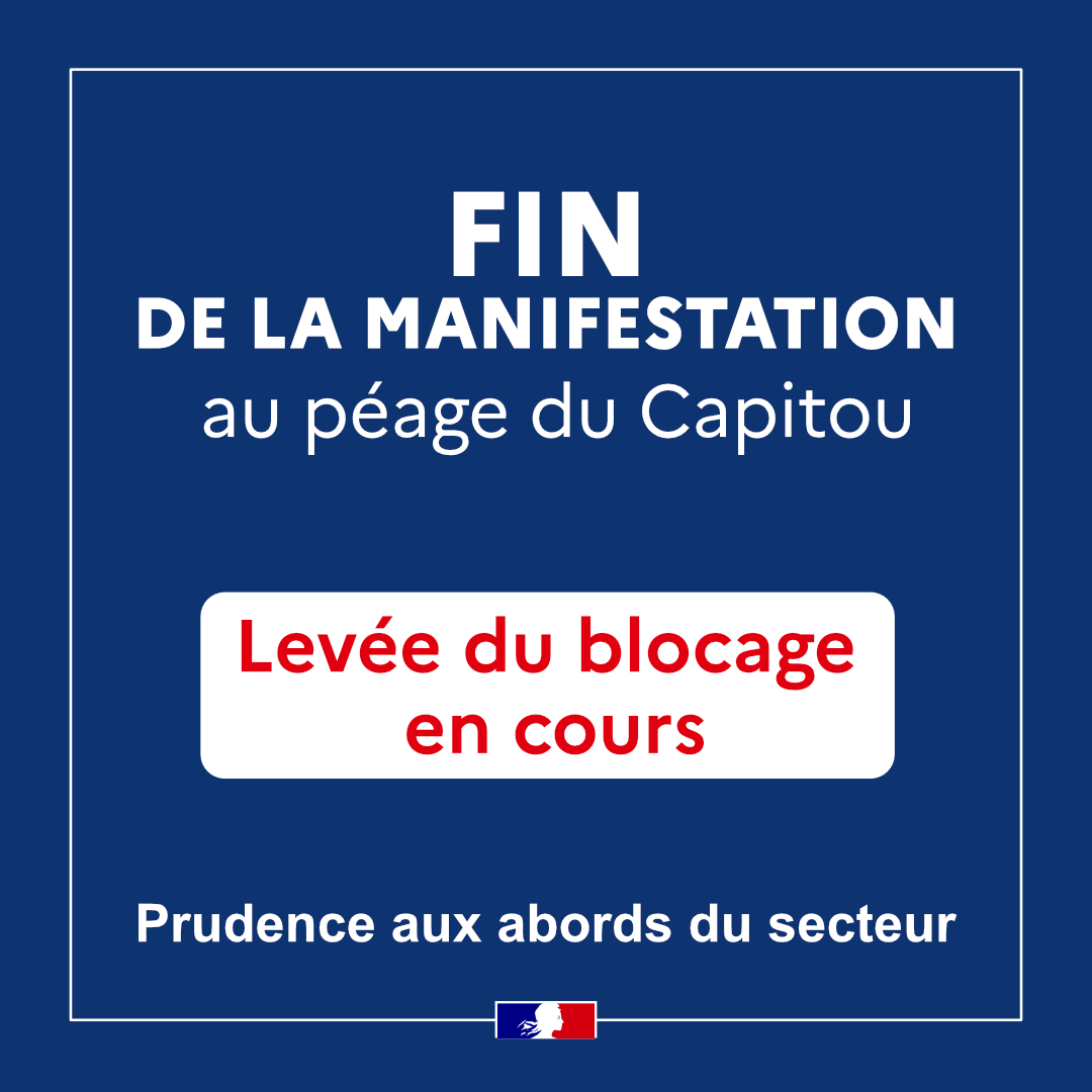 Image de Préfet du Var : ❌Fin de la manifestation des transporteurs sur l'#A8 au péage du Capitou à Fréjus, ce mercredi 1er a