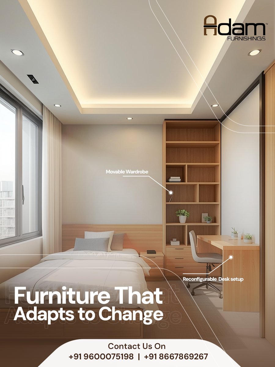 adamfurnishings's tweet image. Furniture that adapts.
Spaces that work better.

✉️Message us today to book a consultation.
📞+91 9600075198 | +91 8667869267

#ModularFurniture #SmartLiving #HomeDesign #AdamFurnishings