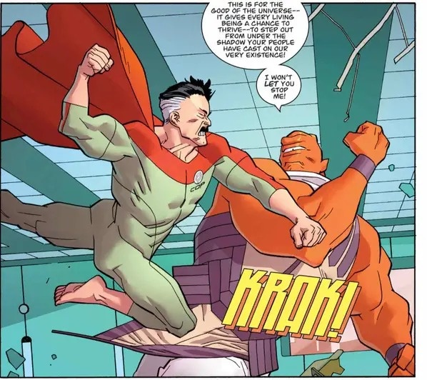 EnrikeNarga's tweet image. Cuidado cuidado esse traço é do Ryan Ottley, e ele tem um certo favoritismo por 50 a 80% dos fan de invencivel. Eu prefiro o Cory Walker👇