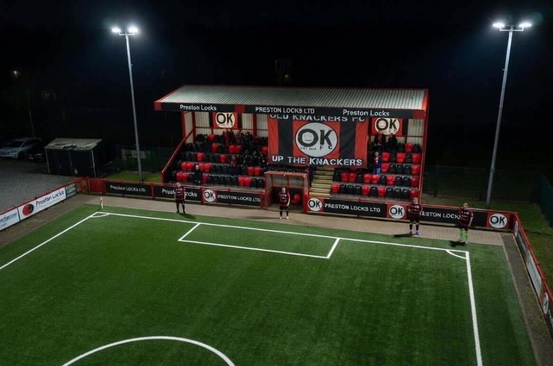 FcKnackers's tweet photo. BIG PLANS UNVEILED - KNACKERS YARD? Our new planned training / match complex has been unveiled in new images. 

To be built by February 30th 2030

#MoreThanFootball
#mentalhealth 
#mentalhealthmatters
#mentalhealthawareness 
#mentalhealthsupport
#AprilFoolsDay https://t.co/HYmL7J7c55