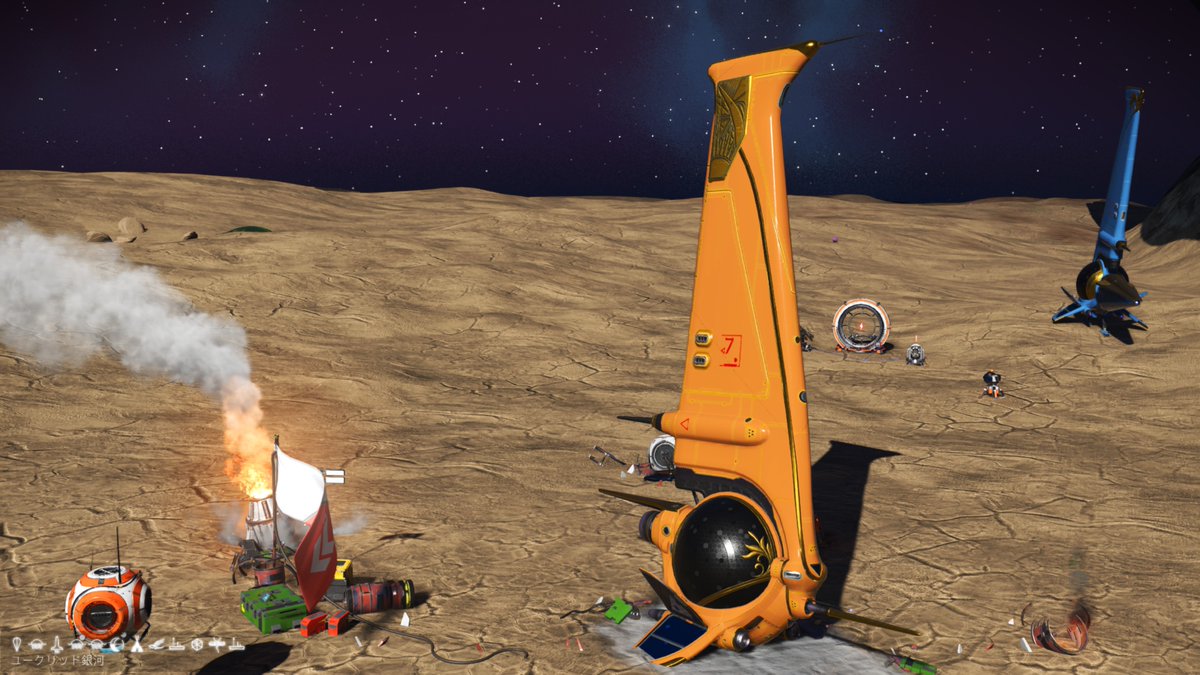 anianikiss's tweet photo. Gold and Orange😄
Euclid Galaxy +17.41 -42.25
#NoMansSky #ノーマンズスカイ https://t.co/WCevGPBcly