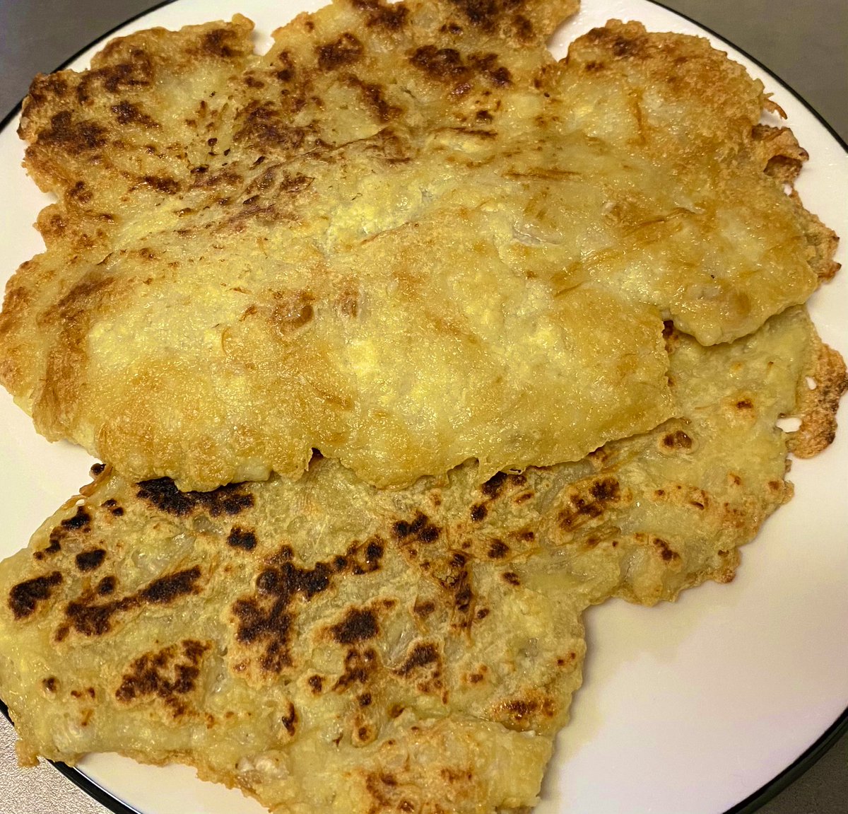mutsucooking's tweet photo. 豆腐とえのきでチヂミ https://t.co/BhTxvJU6D4