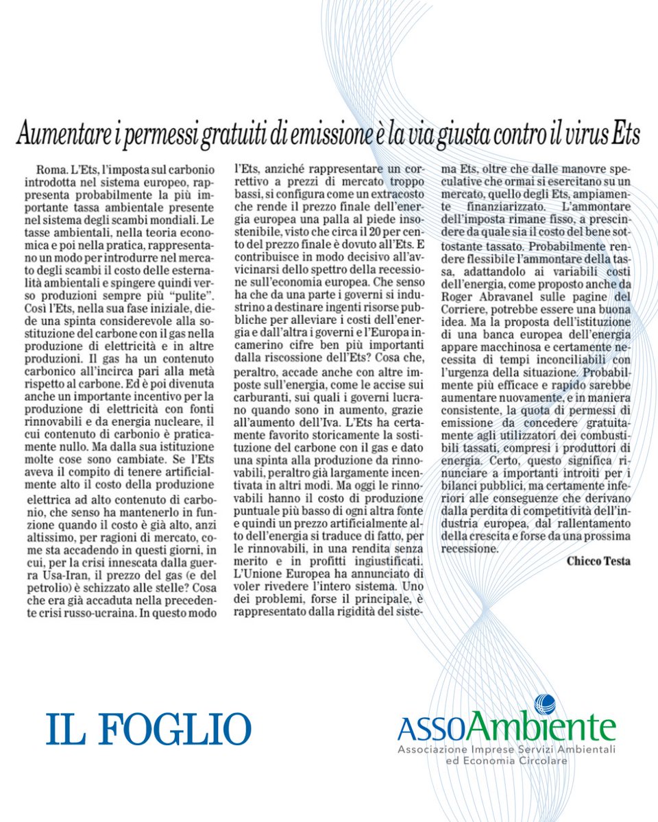 Assoambiente tweet media