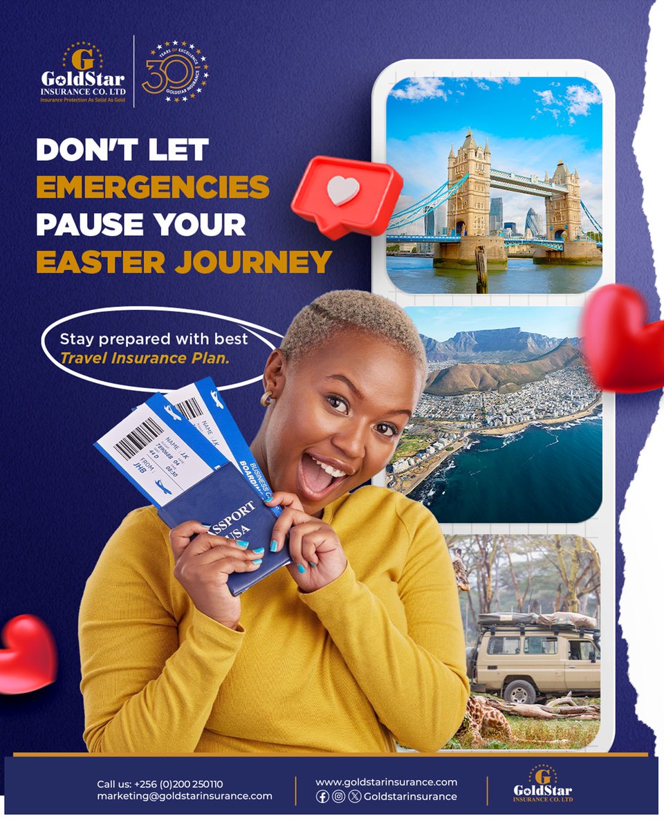 goldstar_gsi's tweet image. Go on your Easter journey with peace of mind knowing you’re covered. From lost luggage to unexpected medical expenses, we’ve got you covered every step of the way.

Send us a DM to get yours now

#EasterTravellnsurance #PeaceOfMind
#Goldstarinsurance #EasterHolidays