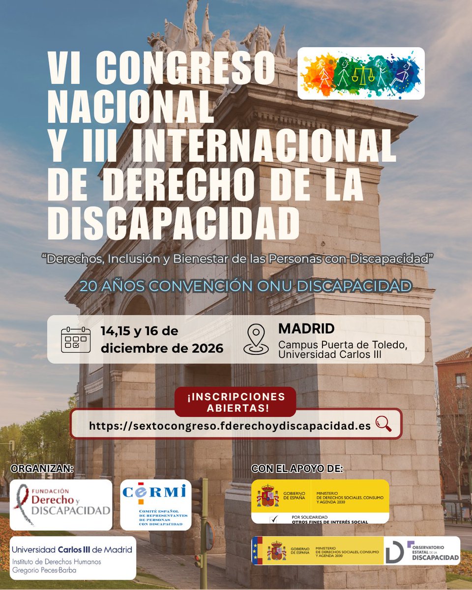 Congreso Nacional de Derecho de la Discapacidad tweet media