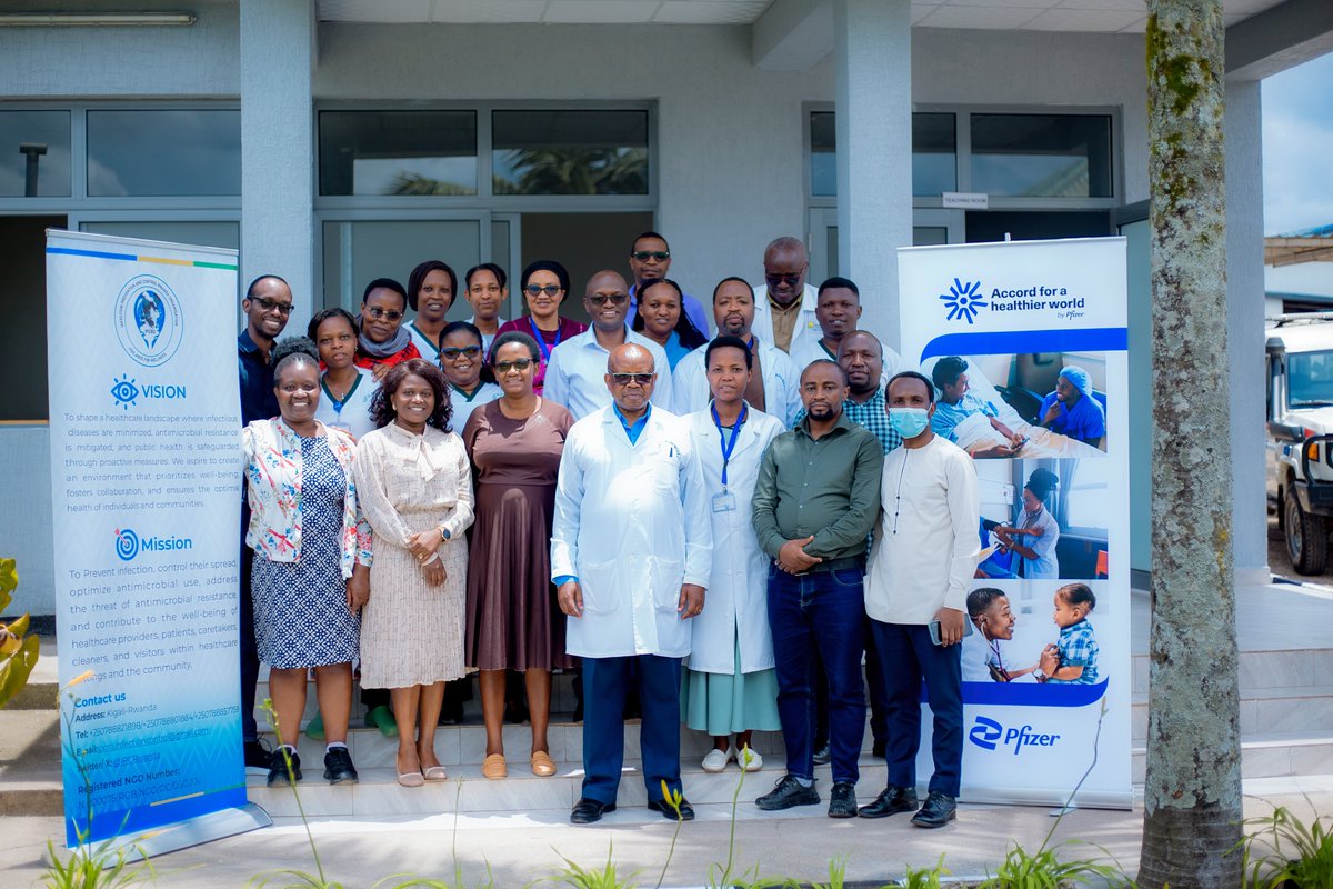 IPCRO’s two-day training at <a href="/Ruhengerirefer1/">Ruhengeri Level 2 Teaching Hospital</a> , supported by <a href="/pfizer/">Pfizer Inc.</a> , brought together clinicians, nurses, pharmacists, and lab professionals to strengthen infection diagnosis and promote responsible antimicrobial use in Rwanda. <a href="/RBCRwanda/">Rwanda Biomedical Centre</a>