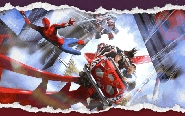 Shanghai Disneyland just shared a construction update for the new Spider-Man roller coaster! It looks like a track piece near the final of the ride?