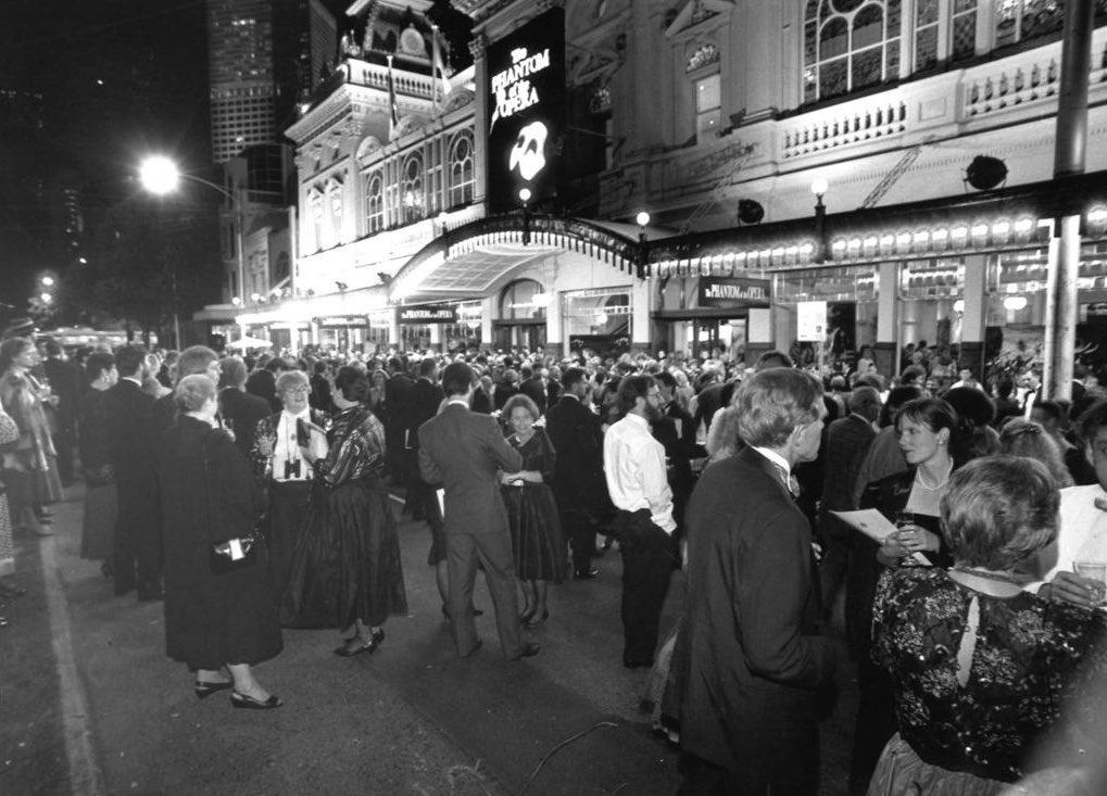 Original_POTO's tweet photo. Did you know?: The Original Australian production opened at The Princess Theatre, Melbourne, in 1990. 

It toured until 1998, visiting Sydney, Brisbane, Adelaide, &amp; Perth, with an additional visit to Auckland, NZ. 

#TheBrilliantOriginal
#PhantomAustralia 
#ThePhantomOfTheOpera https://t.co/LcpBhfZtuj