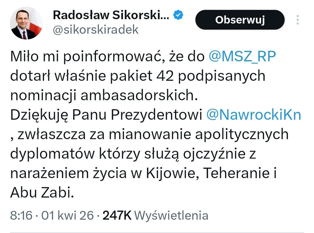 Radosław Fogiel tweet media