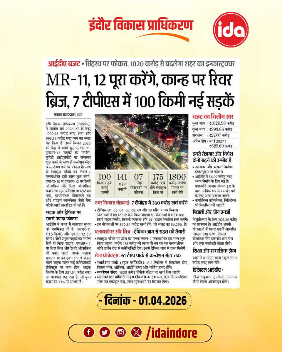॥दिनांक : 1 अप्रैल 2026॥