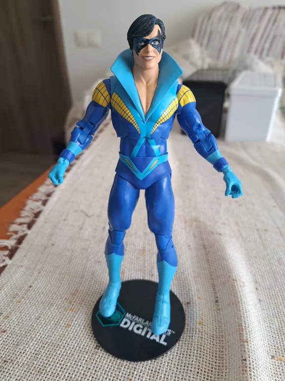YoukaiSpeedster's tweet photo. DiscoWing's here! Shockingly, he and Wally have way bigger cakes than classic Nightwing, haha. What happened, Dick? Skipped leg and squat day over the years? 🍑💦 https://t.co/tBvjngUugG