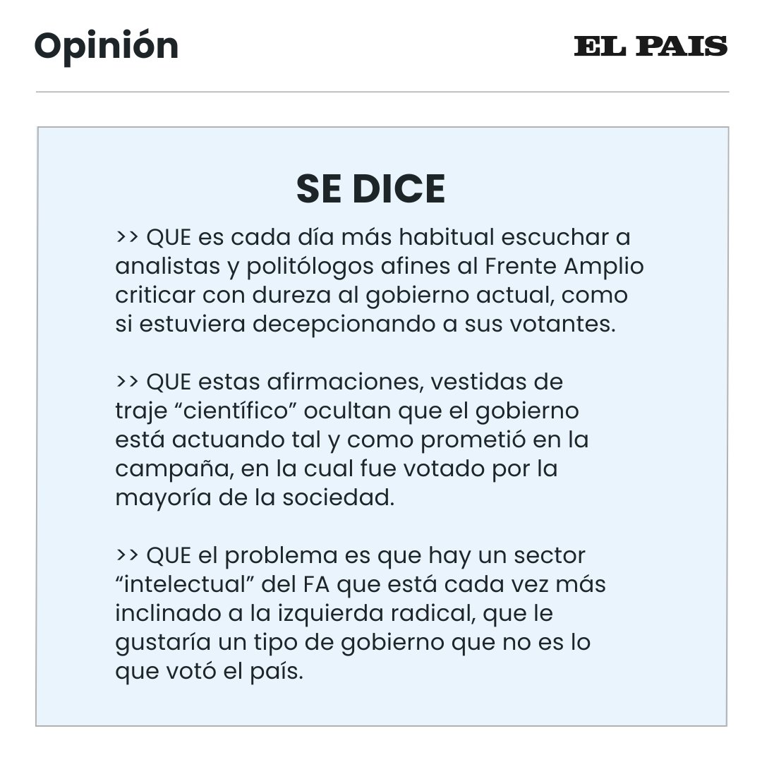 EL PAÍS Opinión tweet media