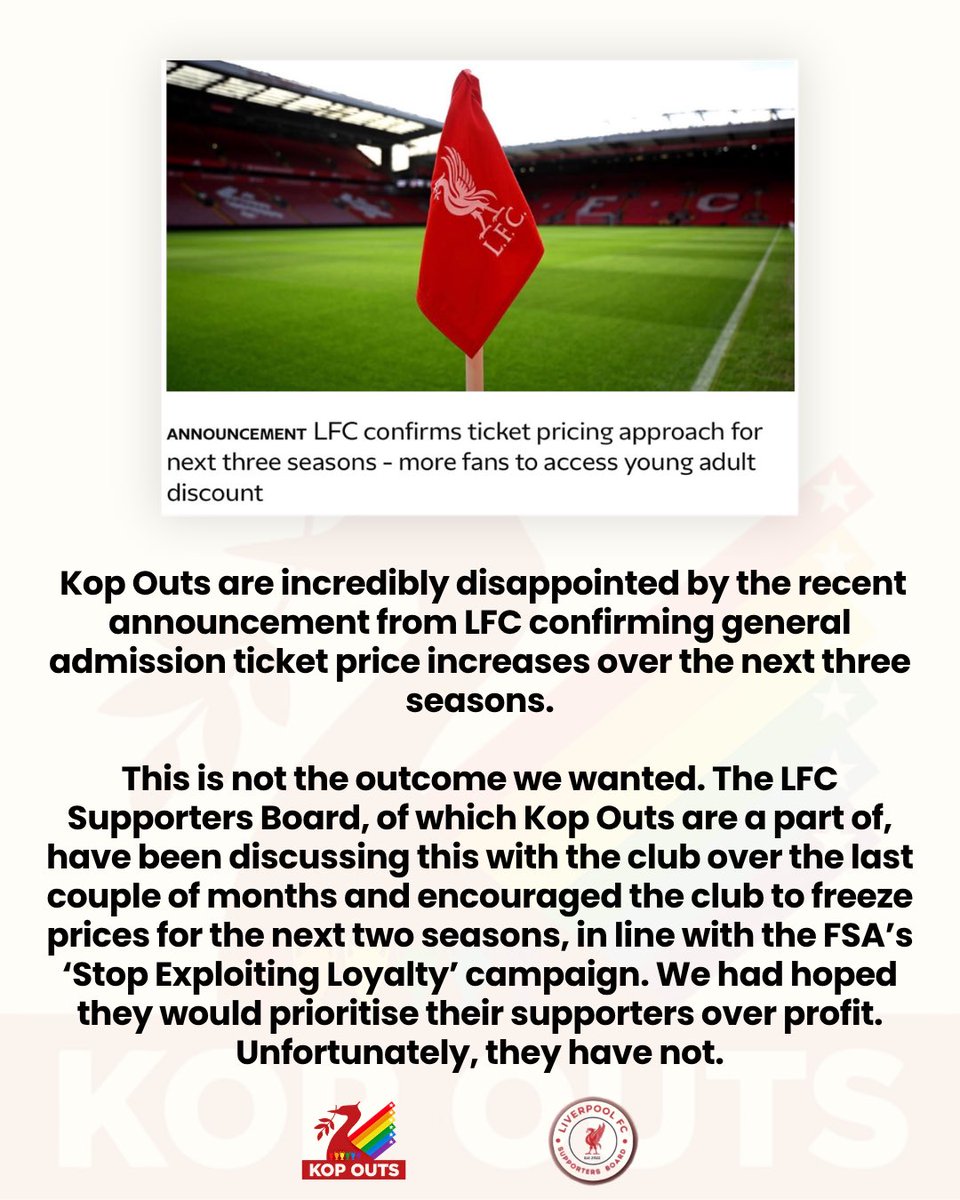 Kop Outs! 🌈⚽🏳️‍🌈🏳️‍⚧️ tweet media
