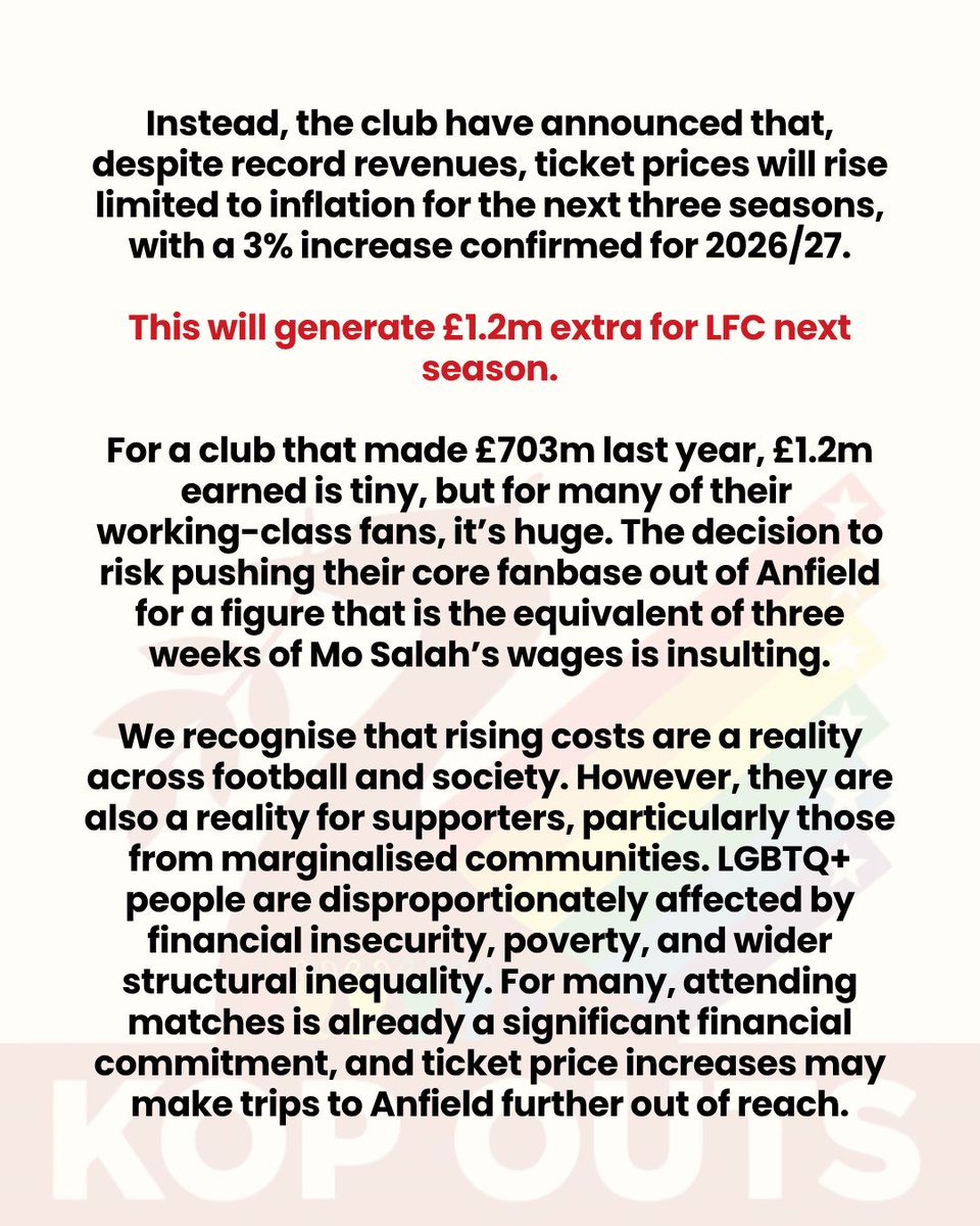 Kop Outs! 🌈⚽🏳️‍🌈🏳️‍⚧️ tweet media