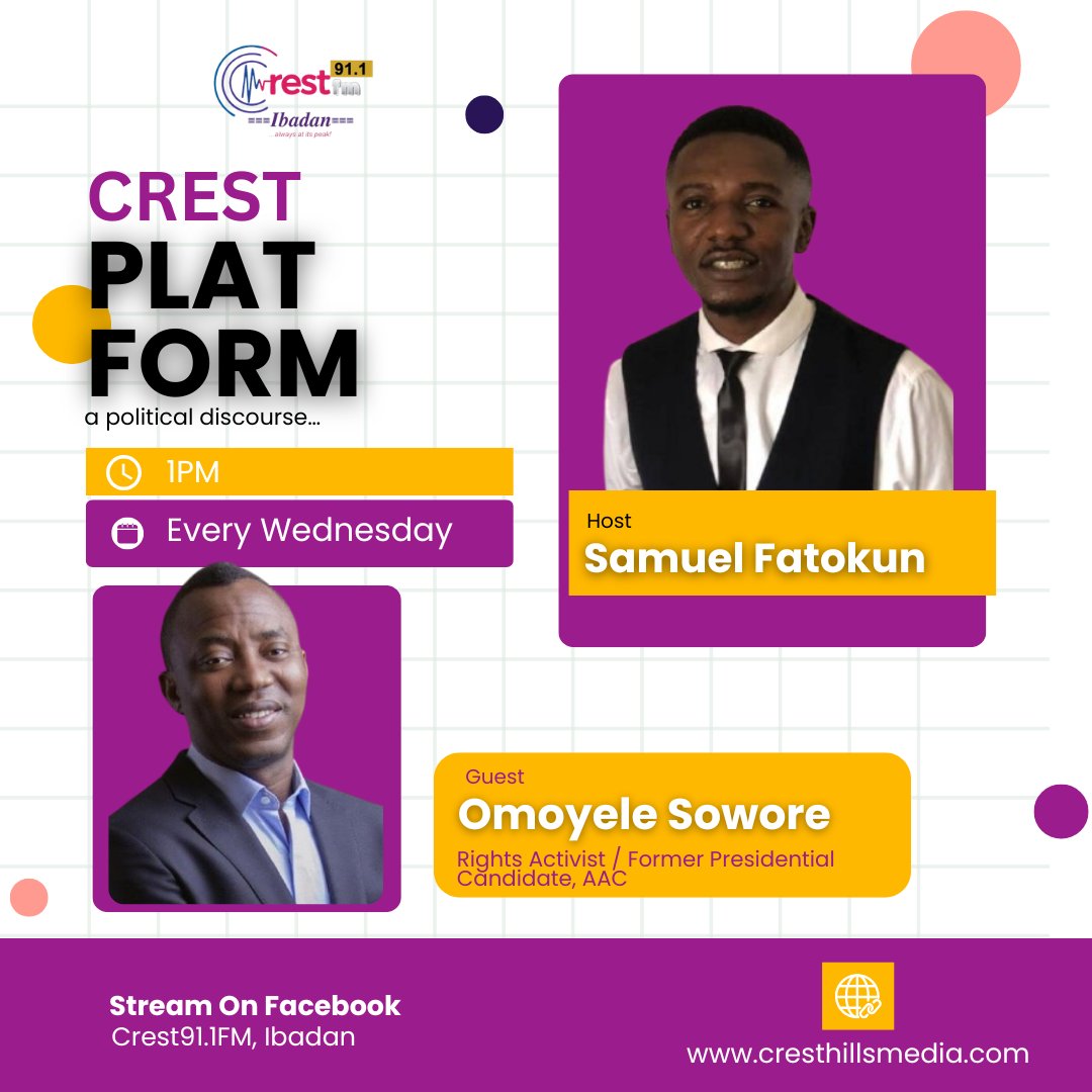 CREST91.1 FM IBADAN tweet media