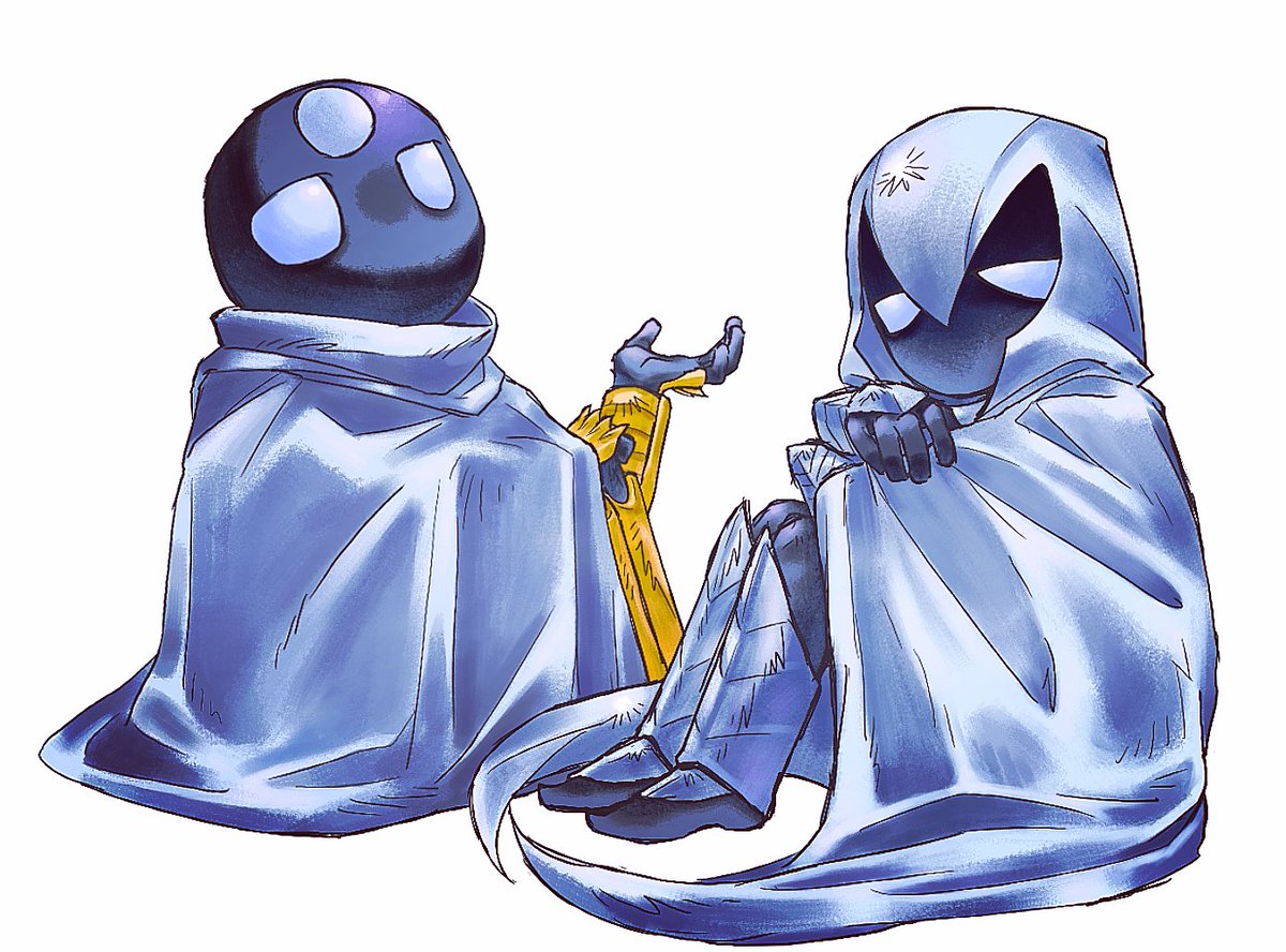 Reynolds173173's tweet image. 很忧郁好吧，小月亮我亲亲
 #huntersmoon #MoonKnight