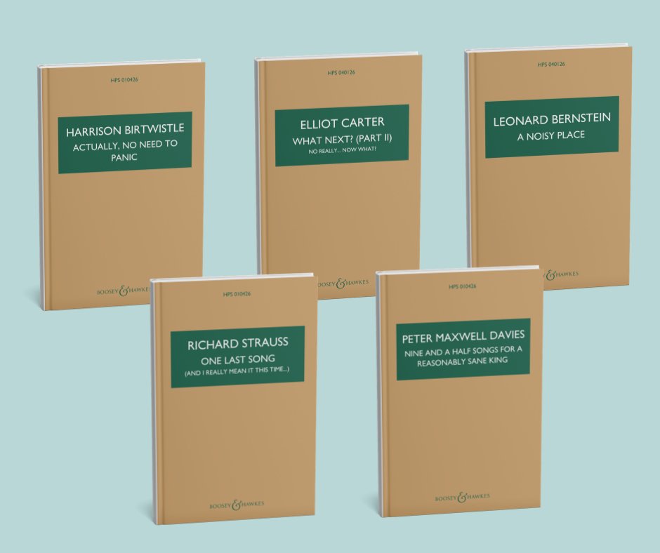 Boosey's tweet image. 🎶 Long left undiscovered, Boosey &amp;amp; Hawkes are delighted to announce the publishing of a fresh new set of sequels to your favourite works! All now available in our iconic Hawkes Pocket Score series.

#AprilFools #today #classicalmusic