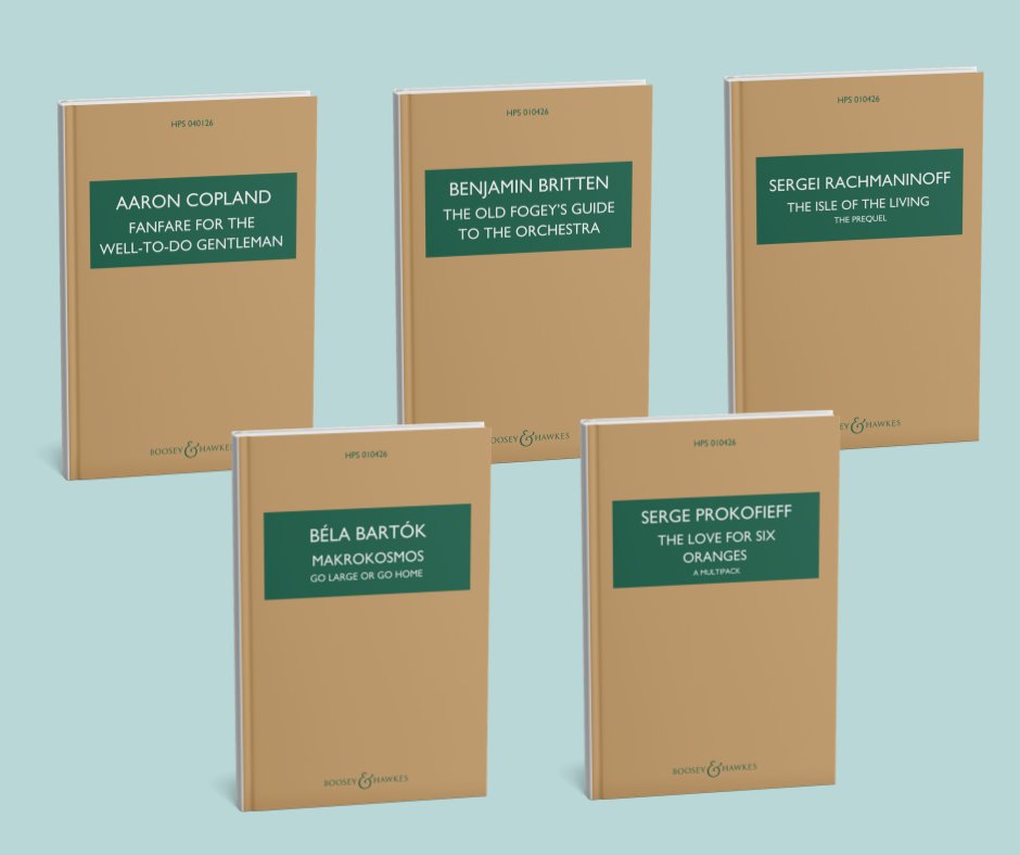 Boosey's tweet image. 🎶 Long left undiscovered, Boosey &amp;amp; Hawkes are delighted to announce the publishing of a fresh new set of sequels to your favourite works! All now available in our iconic Hawkes Pocket Score series.

#AprilFools #today #classicalmusic