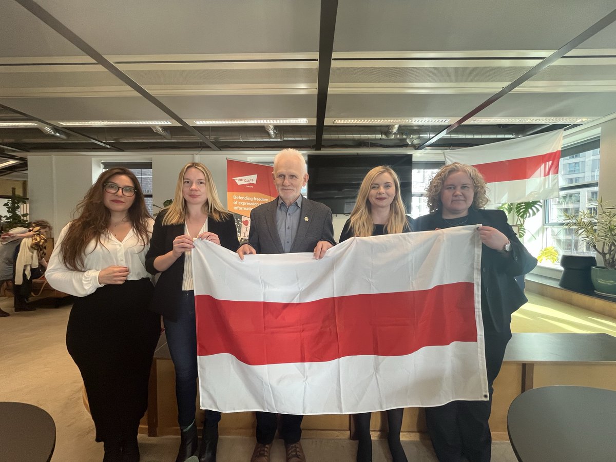 article19europe's tweet photo. Honoured to host #NobelPeacePrize laureate &amp; veteran rights defender Ales #Bialiatski in the NL.
Key message from many meetings (incl w/ @ministerBZ @KatiPiri ): prisoners' release is transactional, repression continues &amp; #Belarus needs a systemic change.
https://t.co/OIDIXQ3dGP https://t.co/Rg6XOYSIb2