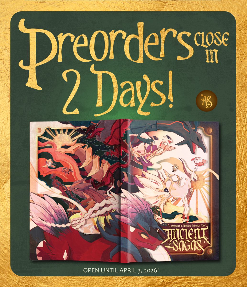 Ancient Sagas: A Legendary & Mythical Pokémon Zine tweet media