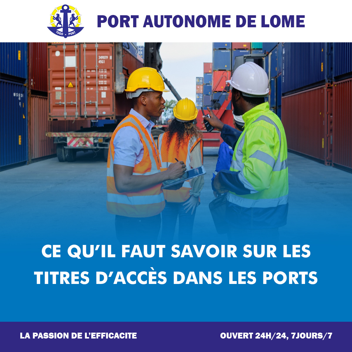 portdelome's tweet photo. 💡 Ce qu’il faut savoir sur les titres d’accès dans les Ports
Dans le domaine portuaire et maritime, les titres d’accès constituent des #autorisations indispensables pour entrer et circuler dans l’enceinte portuaire, en particulier dans les Zones à Accès Restreint (ZAR). https://t.co/jWBJTKAUXE