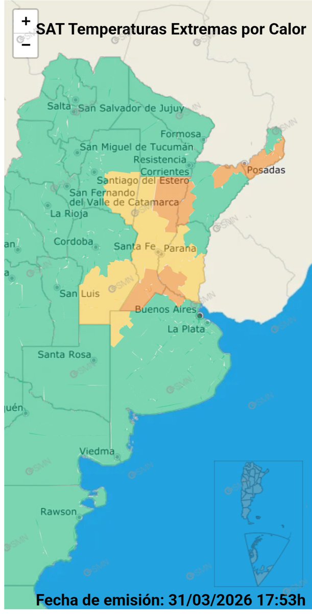 SMN Argentina tweet media