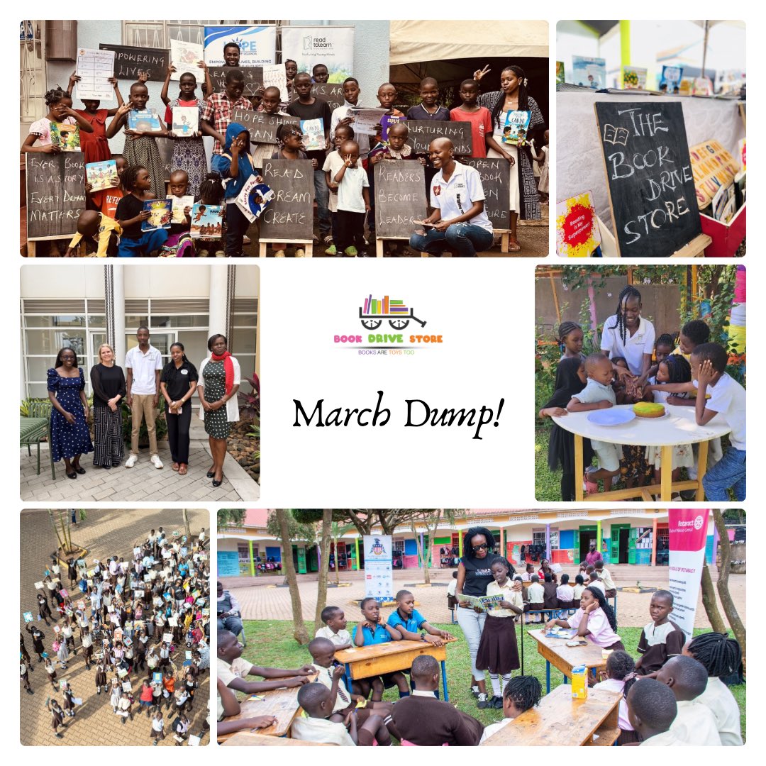 book_driveug's tweet image. March, you were beautiful. 

From reading moments, smiling faces to meaningful impact in our community here’s a glimpse of what we’ve been building together.

Thank you for being part of the journey April, we’re ready for you! 
#MarchDump
#PhotoGrid
 #ReadingCulture