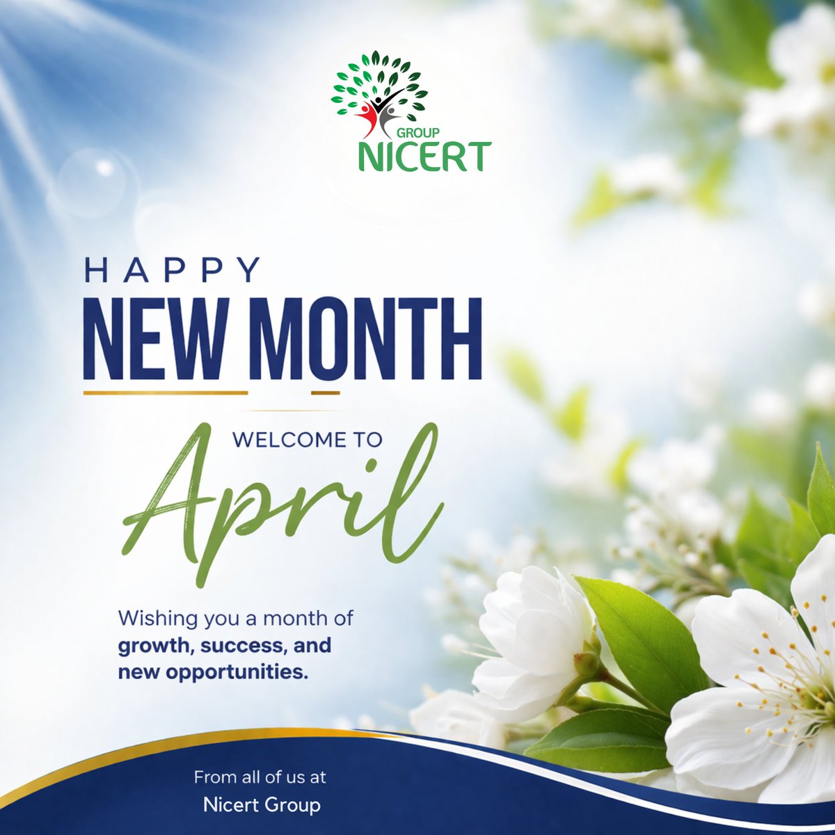 NicertGroup's tweet photo. Happy New Month!

As we step into April, we look forward to helping businesses grow, stay compliant, and achieve excellence.

Let’s build something great together this month.

#NicertLimited #NicertGroup #HappyNewMonth https://t.co/Vs4PNHaifQ