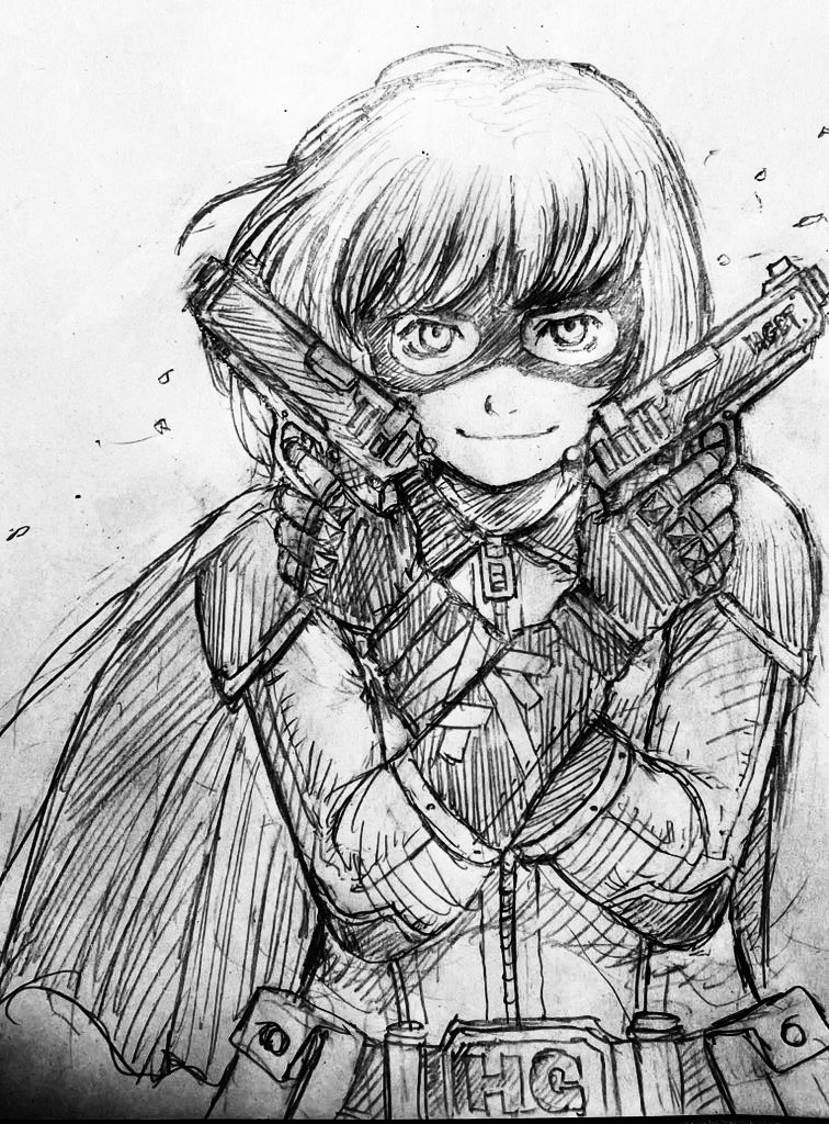 #海外向けだと思う画像を上げろ
映画"キックアス"よりヒットガールのイラストです