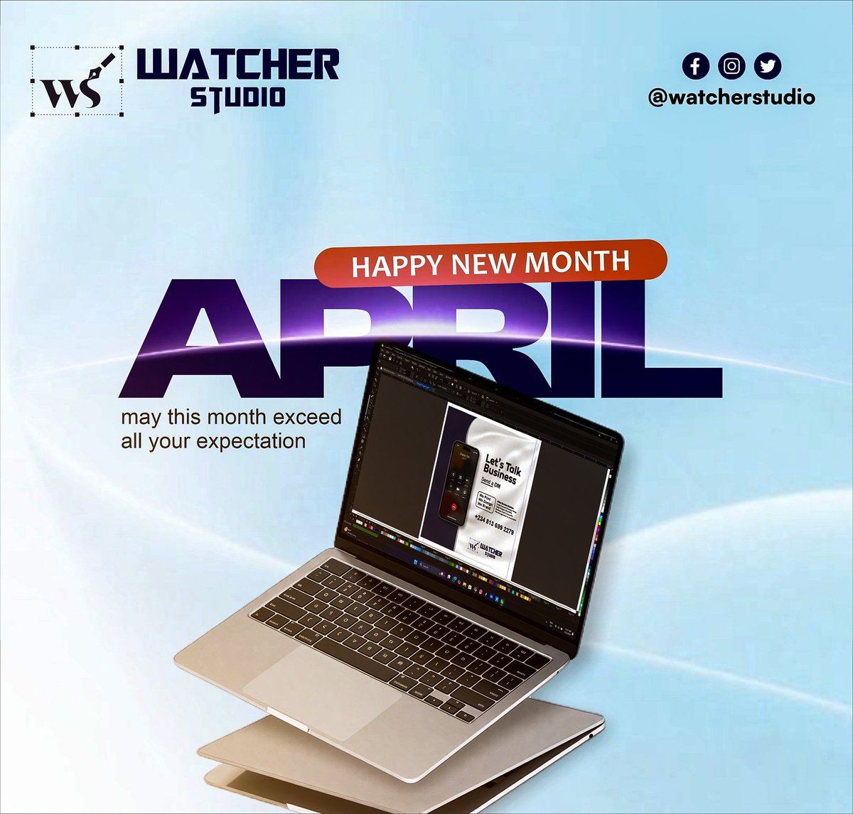 WatcherStudio's tweet photo. Dear Valued Client,
Lights, camera… a brand new month! 🎬✨
As we flip the script into April,
May your days be picture-perfect 🌟 and your wins stay in high definition 🎥🔥.
Happy New Month! 🎉 #AprilFoolsDay #newmonth https://t.co/KPfkZdYEHv