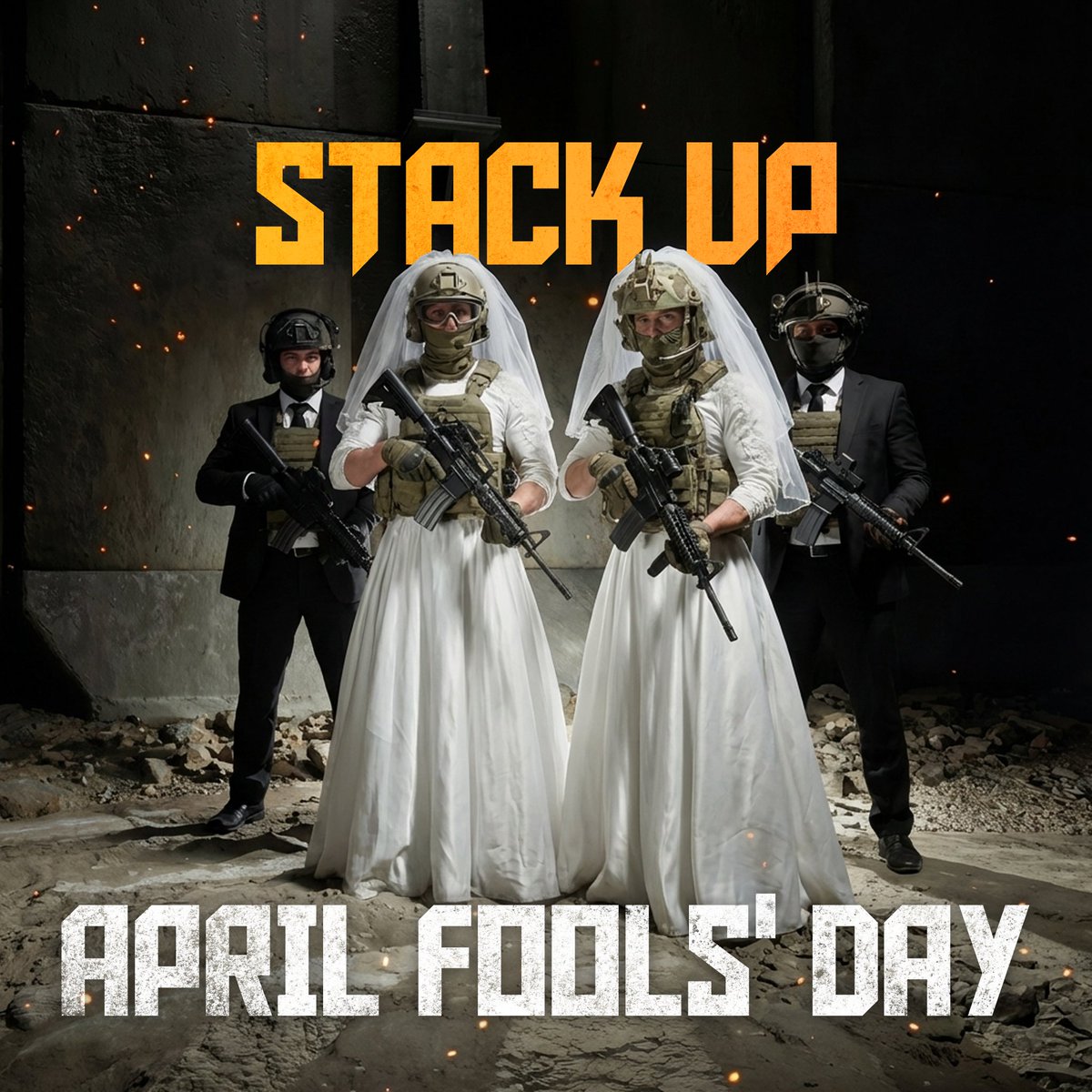 StackUp_Team's tweet photo. Some operators found love. The mission goes on.

Wishlist now!
https://t.co/yiGJEf0uU1

#StackUp #Steam #AprilFoolsDay https://t.co/d3I50d9QPK