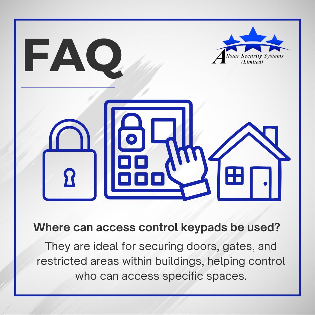allstar_sec's tweet photo. Did you know? 👀
 Access control keypads help secure doors, gates and restricted areas, giving you full control over access.
📲 Get in touch
#DidYouKnow #AccessControl https://t.co/rywyuKiNhw