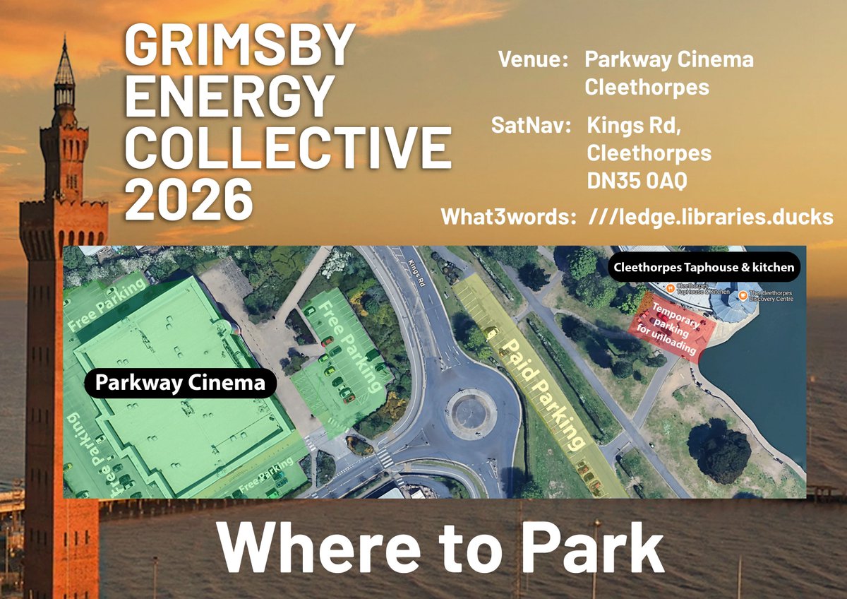 GyComEnergy's tweet photo. If you're attending our Grimsby Energy Collective – Inspiring Cooperative Growth event tomorrow, we're so excited to see you there! To help you get situated and ready to network, we've attached  a map of what parking availability looks like near the event. https://t.co/rmPULENACw