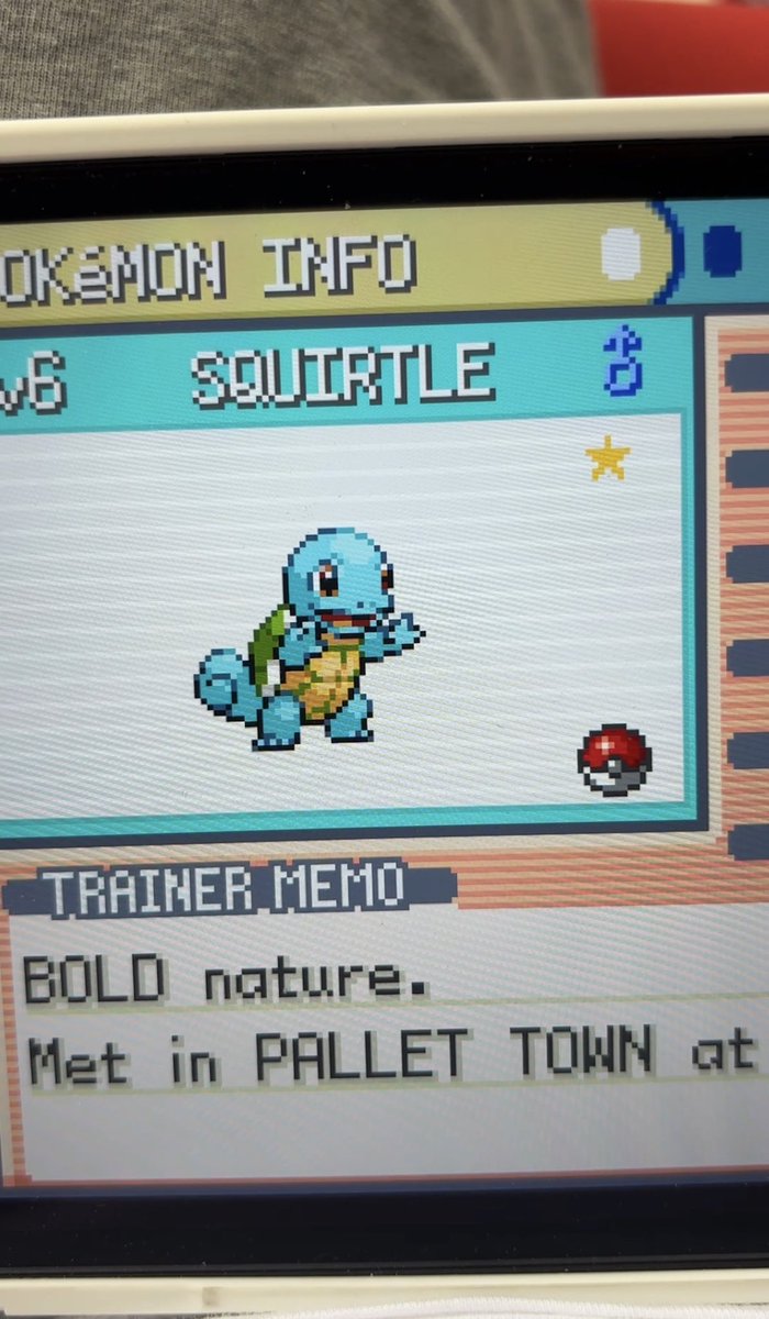 Diegogoxp's tweet photo. Finalmente logré ayer conseguir mi starter shiny con manipulación RNG 🤩 no os puedo contar la satisfacción 😊 #pokemon  #firered #leafgreen #nintendo #shiny #hunter #FelizMiércoles #koke https://t.co/u8u4rRE4jr