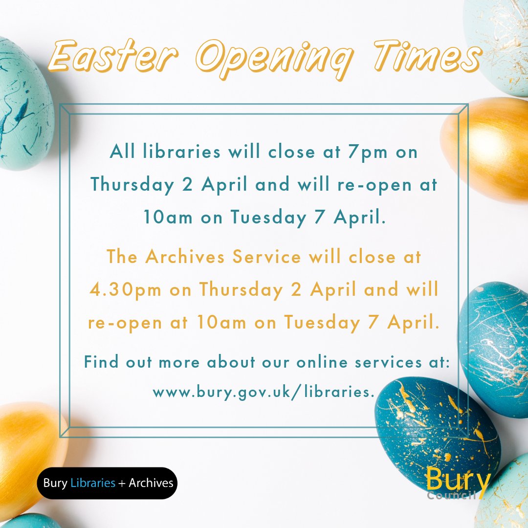 Bury Libraries + Archives tweet media