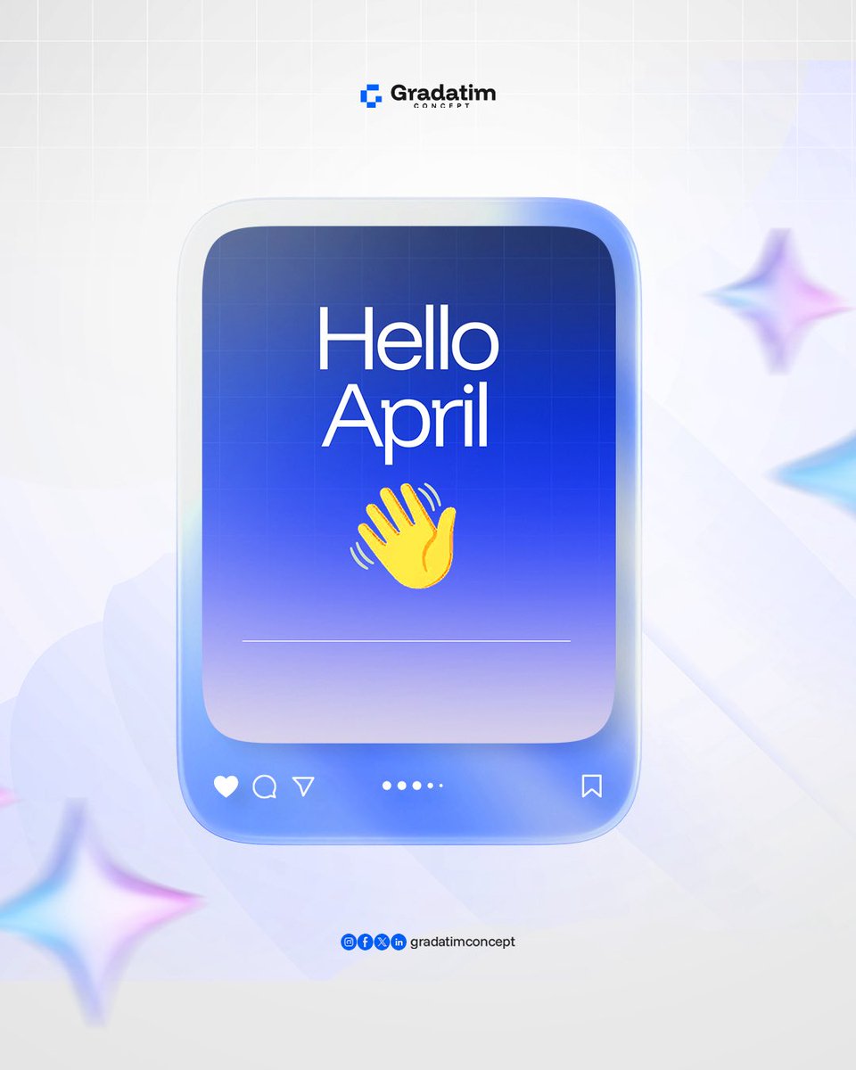 New month. Fresh start ⚡️

A chance to reset, refocus and move with intention

Make this month count!

Happy new month.

#april #newmonth #gradatimconcept #uiux #branding