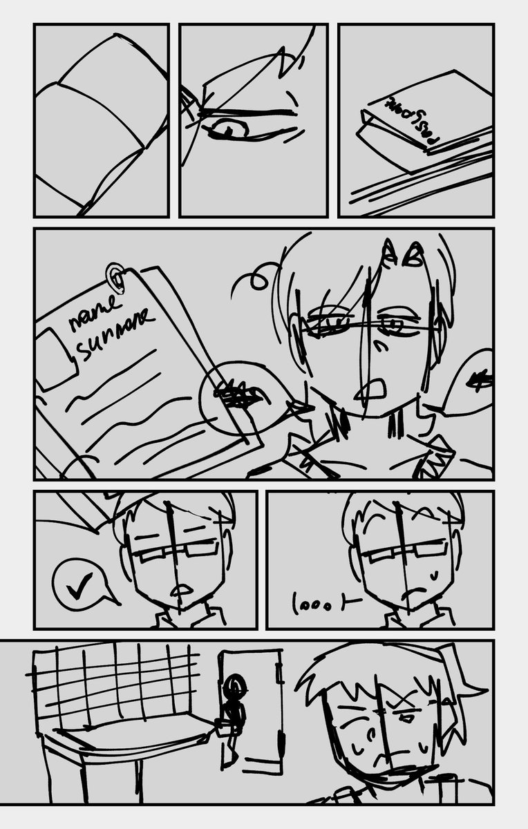 willDisks's tweet photo. The new one pages!! 
Im lazy to translate again

#manga #storyboard #pairofbarrets #pob https://t.co/WQh3z7tTIo