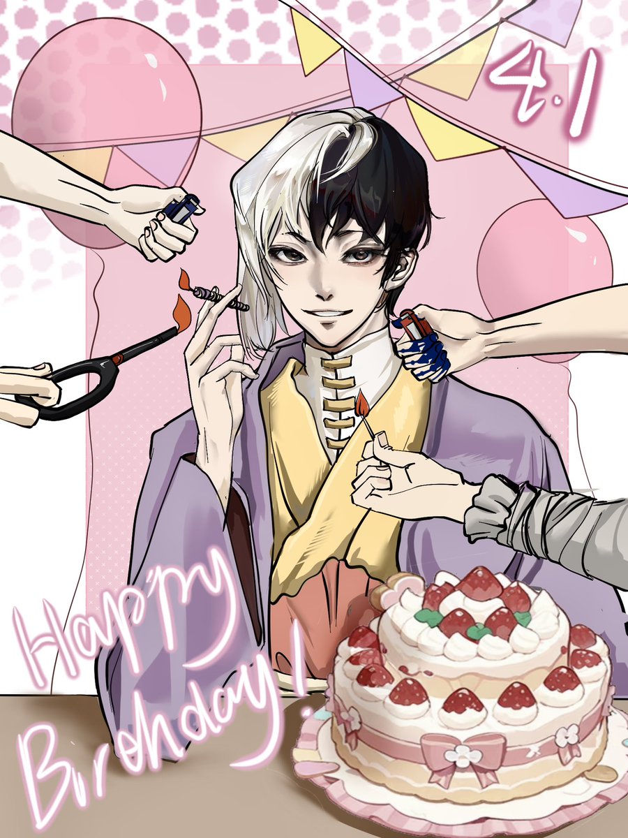 Grapeg5vs's tweet photo. #DrSTONEゲン誕生祭
浅雾幻生日快乐！赶在生日过完之前画完了！ https://t.co/2IED5cRck9